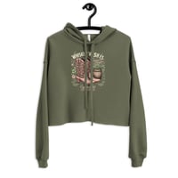 Image 2 of Whiskey Wishes Cropped Hoodie