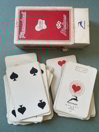 Image 4 of Jeu de 52 cartes Piémontais (Italie) 2eme moitié XXème siècle, 1959, tamponné as de coeur.