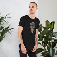 Image 4 of Black Fungus Mycology Inspired Colorful Unisex t-shirt