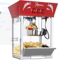 Image 1 of 12 Oz  Popcorn Maker - 3 Easy Switches with 4 Scoops for Home Theater, Party, Events $45 and hour