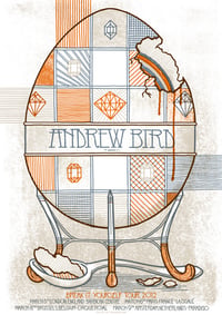 Andrew Bird - Break It Yourself Euro Tour Poster