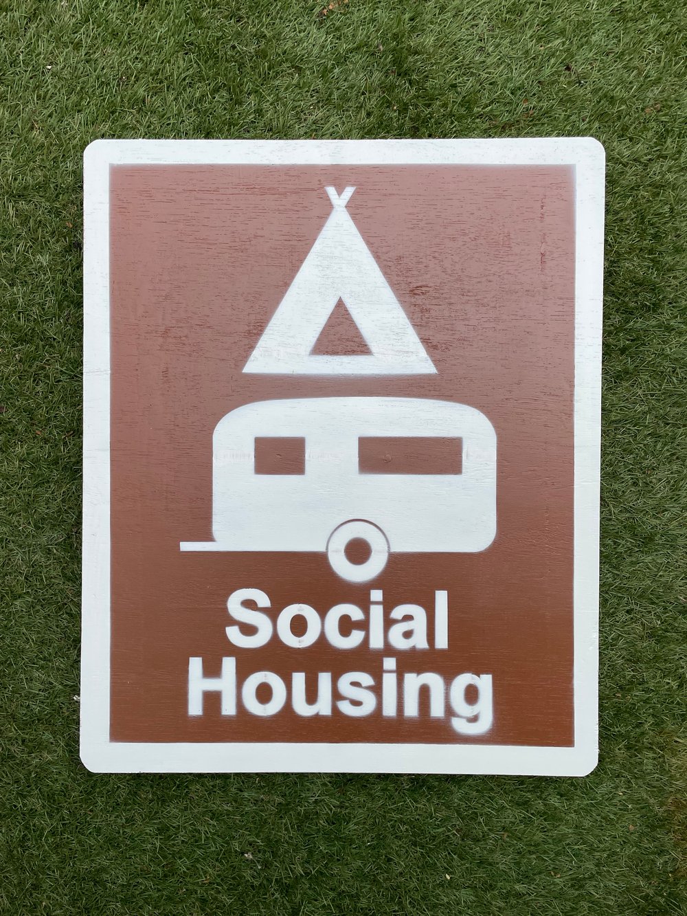 Image of Social Housing street sign 