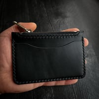 Image 4 of ZIP POUCH WALLET - BLACK