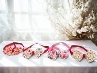 4 pcs heart and love bow ties for small dogs and cats