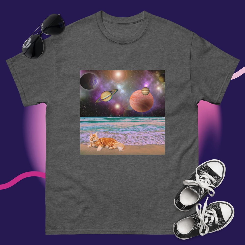 Image of CATching Planetary Rays - Unisex Classic Fit T-Shirt