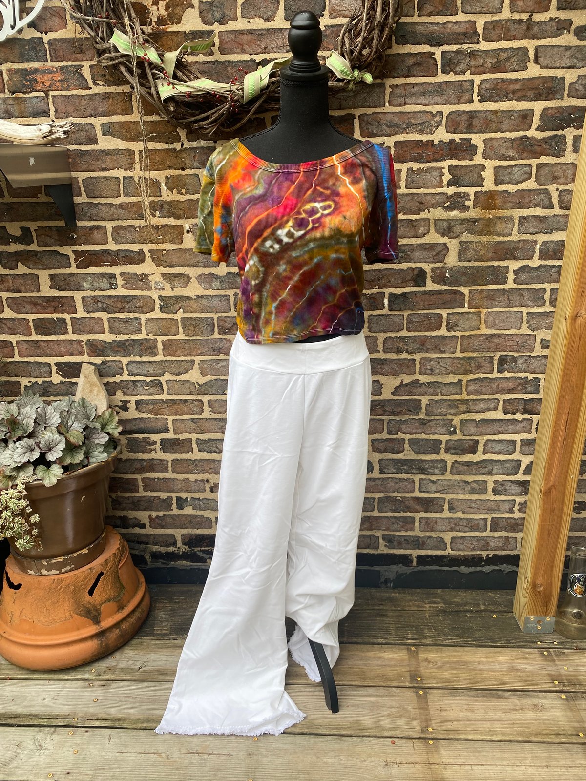 pull on flare jeggings