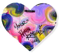 Image 4 of “AMOR” ORIGINAL PAINTING BY NIKITA ROSALIND 9”x8”