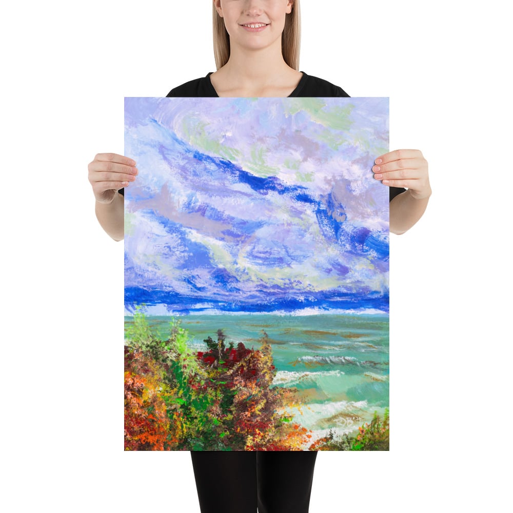 Image of ||| PRINT ||| - "Lake Michigan Was Angry that Day - Pt 1"