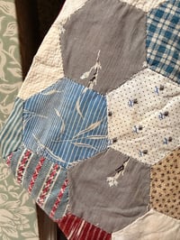 Image 4 of Antique Victorian Quilt Stocking No. 1