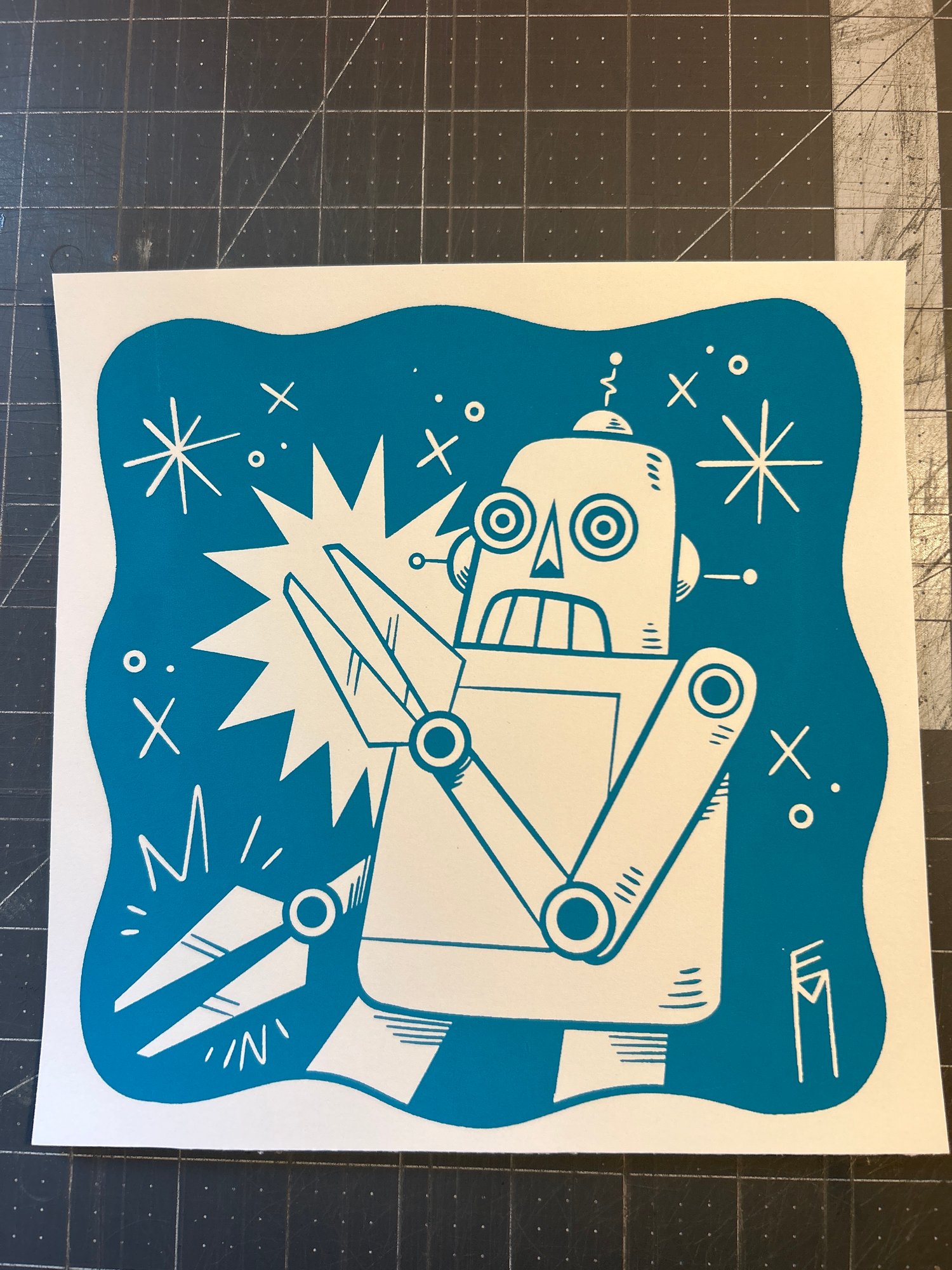 Image of Robot attack 