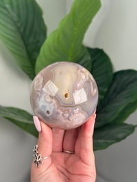 Image 1 of FLOWER AGATE SPHERE -MADAGASCAR- A