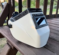 Image 3 of Embossed croc Hobart welding hood 