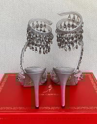 Image 5 of CHANDELIER SILVER TWIST HEELS