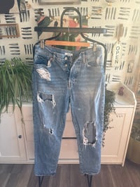 Image 1 of Forever 21 distressed denim jeans 