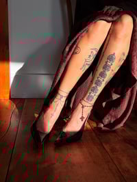 Image 1 of THE ‘MADONNA’ ROSARY ANKLET 