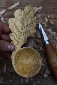 Image 1 of Large Oak leaf scoop 