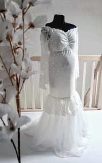 Image 1 of Anette maternity dress size M | off white