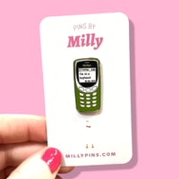Image 1 of "I'm In A Boyband" Liam's Phone Enamel Pin