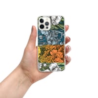 Image 12 of Art Nouveau Inspired Colorful Quartet Boho Hippie Floral Sketch Clear Case for iPhone®