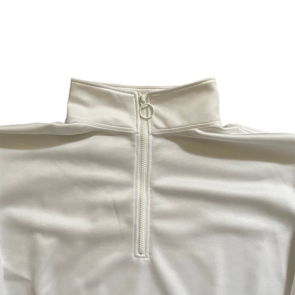 R.M. GANG Quarter Zip Blouse Shirt 