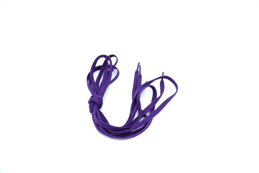 Image of Court Purple Flat Laces