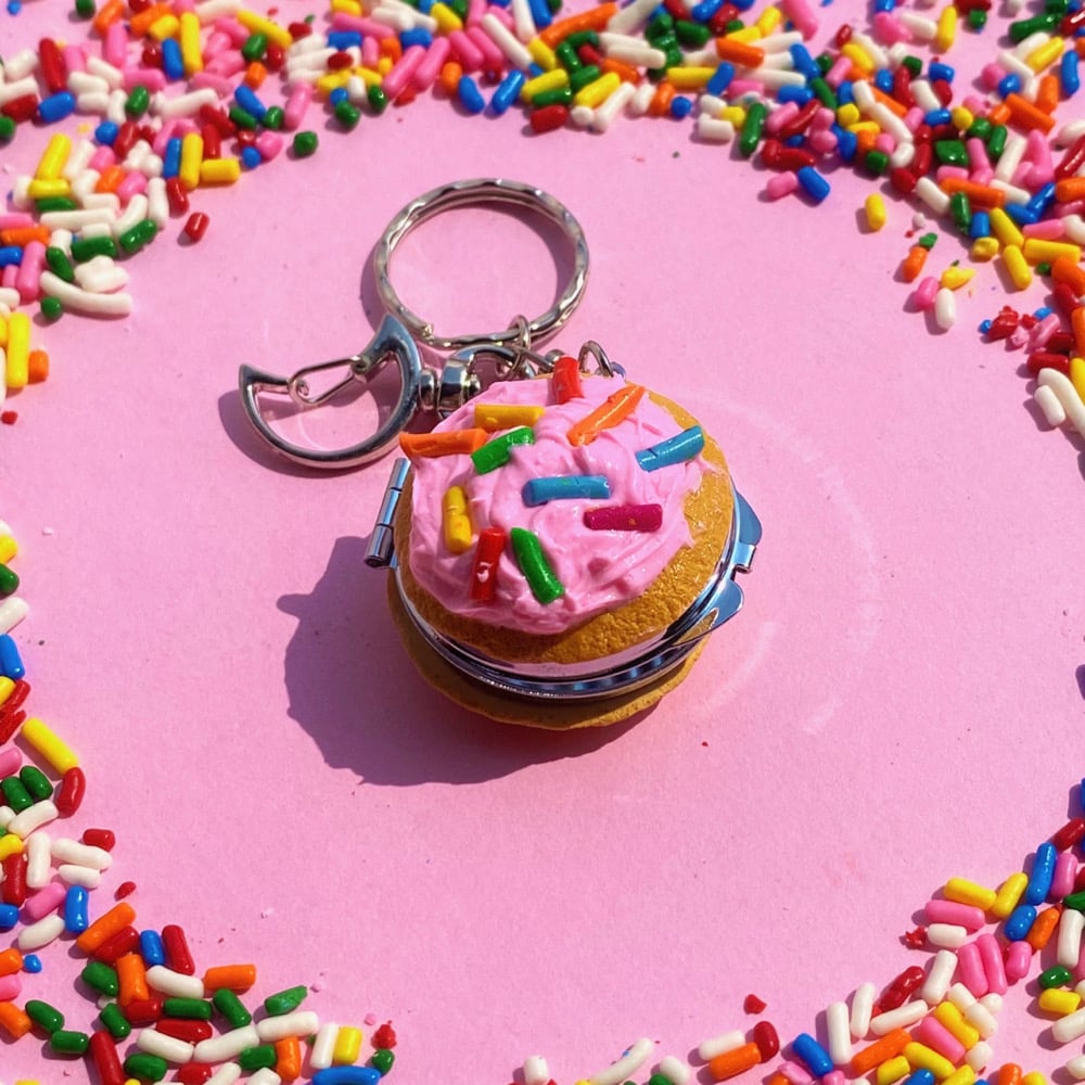 Image of Frosted Sugar Cookie Keychain Mirror