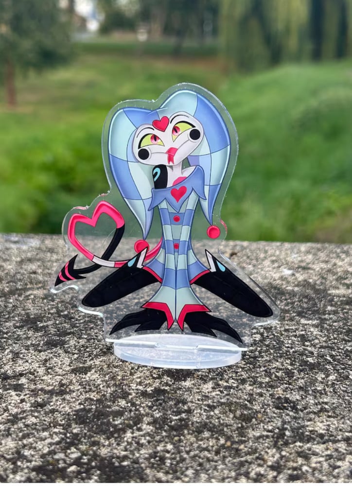 Image of Helluva Boss - Sitting Fizzarolli acrylic Standee