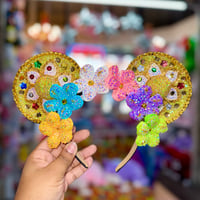 Image 2 of Hand Stoned Crystal Mainstreet Mariachi Ears Flower Halo