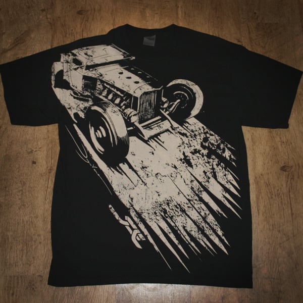 Image of Runnin Flat 2 Tshirt Black