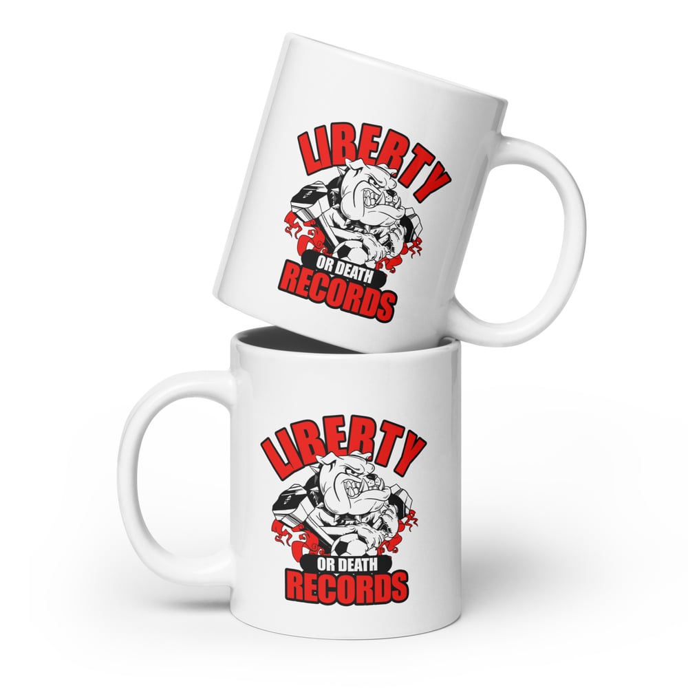 LOD White glossy mug