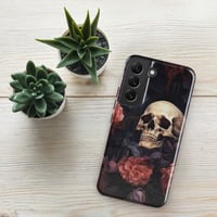 Image 12 of Goth Inspired Baroque Style Painting Skull and Flowers Tough case for Samsung®