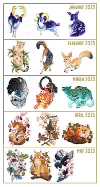 Image 2 of Patreon Stickers 2024/2025