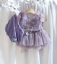 Image 1 of Sitter baby girl set for photoshoots | size 9-12 months | lilac
