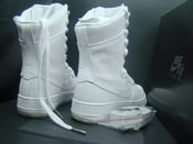Image of EXCLUSIVE NIKE AIR FORCE 1 BOOTS (ALL WHITE)