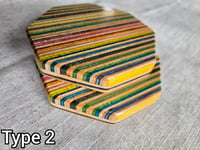 Image 4 of Recycled Skateboard Coasters