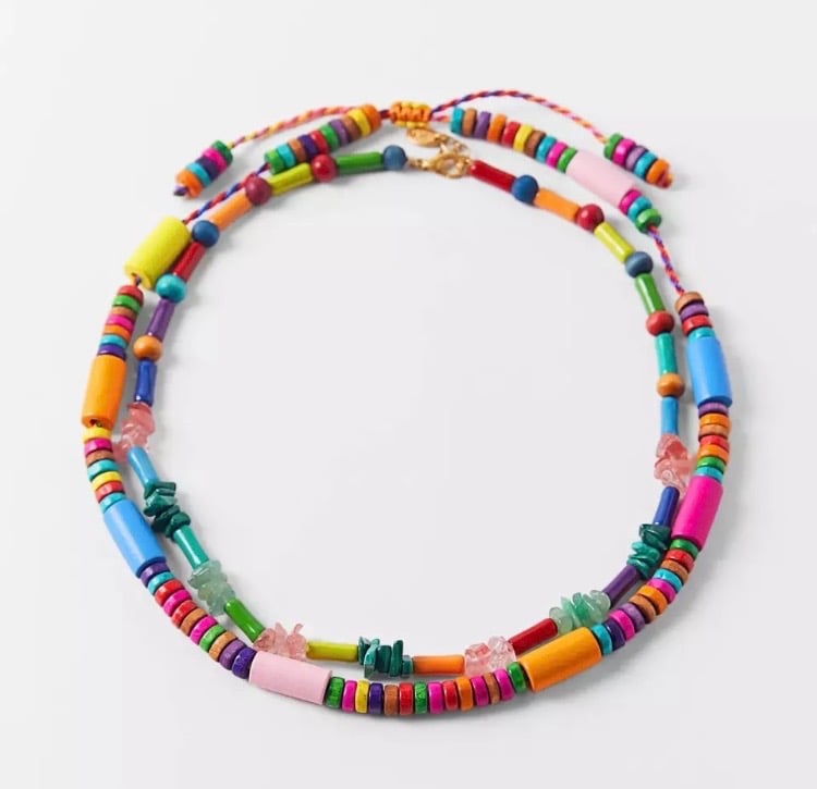 Image of Rainbow Bead Necklace