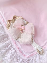 Image 2 of Rose Petals & Cream Bow