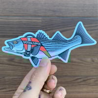 Image 1 of Emotional Support Striper Sticker