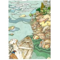 Momotaro Greetings Card