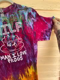 Image 3 of MEDIUM MILF Man I Love Frogs Tie Dye Shirt I7