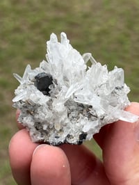 Image 7 of Huebnerite & Fine Quartz Points Specimen #2617