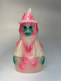 Image 1 of GLOW IN THE DARK WIZARD (TURQUOISE/METALLIC PINK)