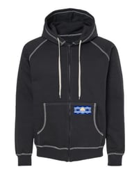 Image 2 of FLAG ZIP UP HOODIE 