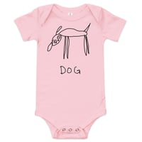 Image 5 of dog Baby short sleeve one piece 