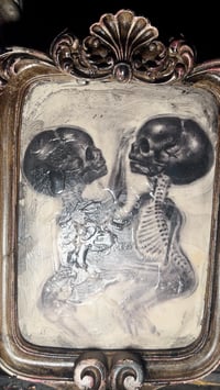 Image 4 of 'SIAMESE TWINS' [ Unique Print - { 1/1 } ] Hand Embellished Museum Archival Print 