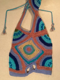 Image 8 of Racerback Crochet SeaFlower Dress