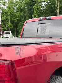 Image 3 of Sliding Window  Skull Vinyl Decal 2009-2024 RAM