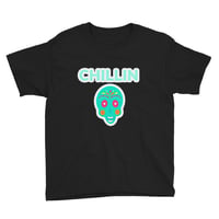 Image 3 of DIA DE LOS MUERTOS CHILLIN T-SHIRT