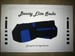 Image of Black/Blue Elite Socks