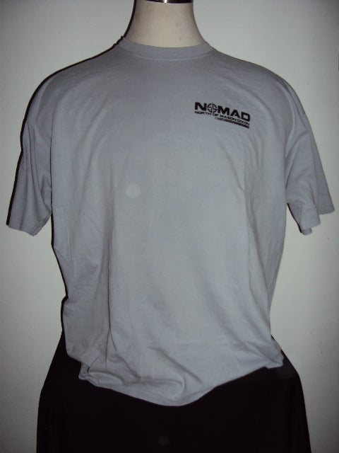 NOMaD Compass Logo Grey T-Shirt